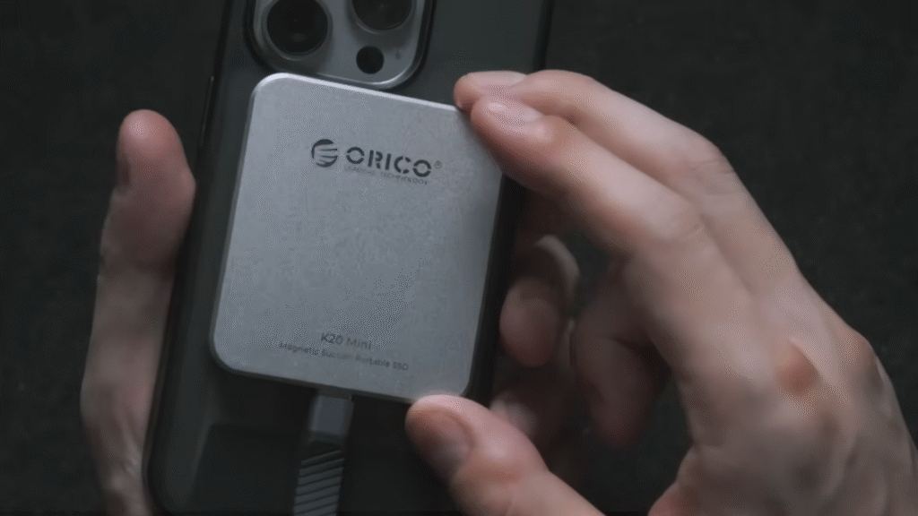 iPhoneで直接SSD録画！MagSafe対応ORICOポータブルSSDが動画撮影を